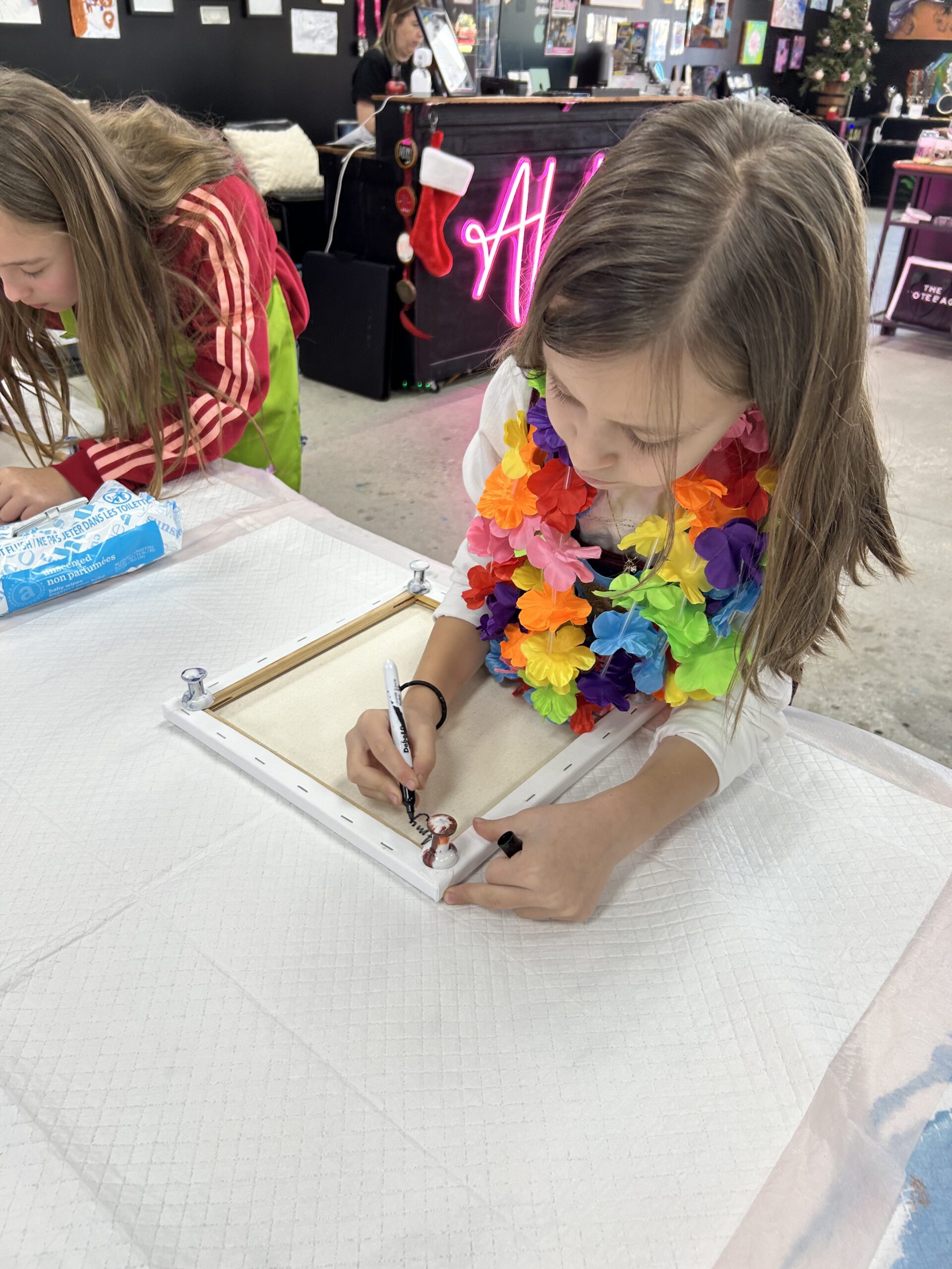 fluid art classes